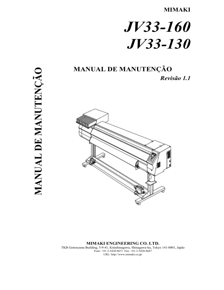 MIMAKI JV33-160 User manual | Manualzz