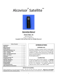 Alcovisor Satellite Operating Manual