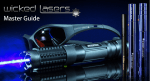 Wicked Lasers S3 Spyder III Arctic, E3 Elite, E2 Evolution, Core Master Guide