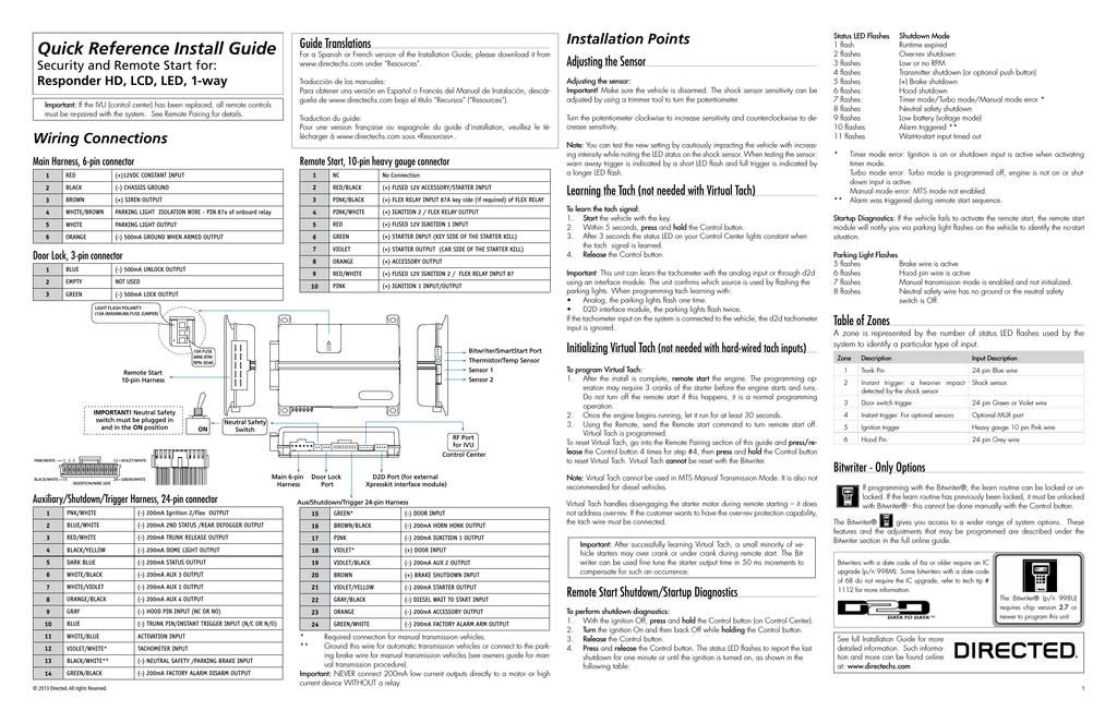 Avital 4115l Wiring Diagram