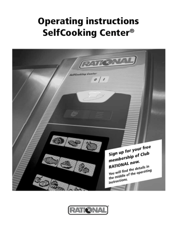 Rational SelfCooking Center Operating instructions | Manualzz
