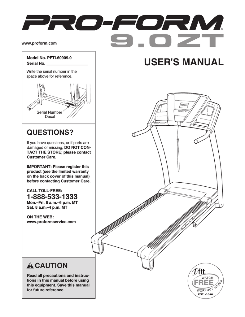 Ifit Treadmill Manual