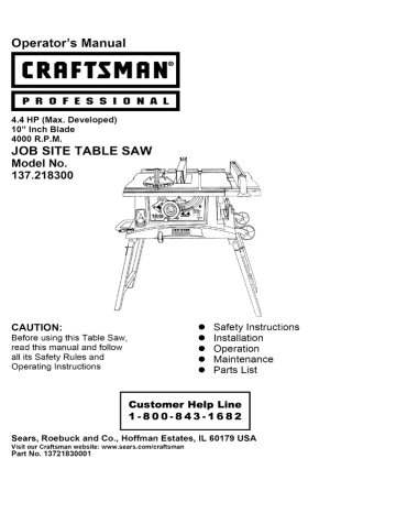 Craftsman 137.218100 deals