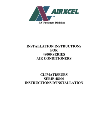 Airxcel 48000 Series Specifications | Manualzz
