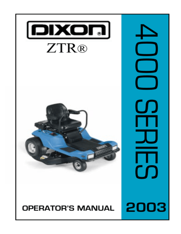 Dixon best sale ztr 4426