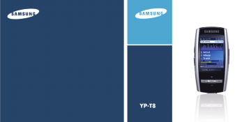 Samsung YP-T8Z User manual | Manualzz