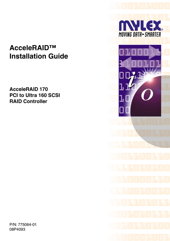 Acer AcceleRAID 170 Network Card User Manual | Manualzz