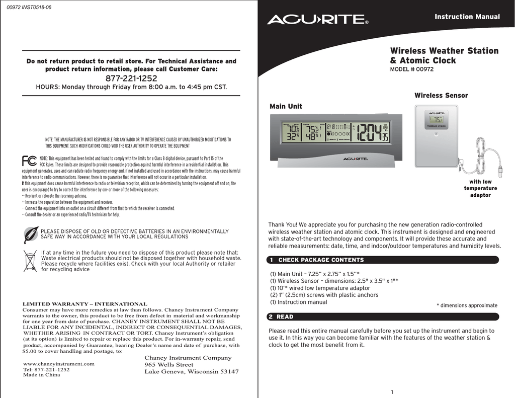 Wireless weather station инструкция. Weather Station user manual картинка. Часы Atomic инструкция.