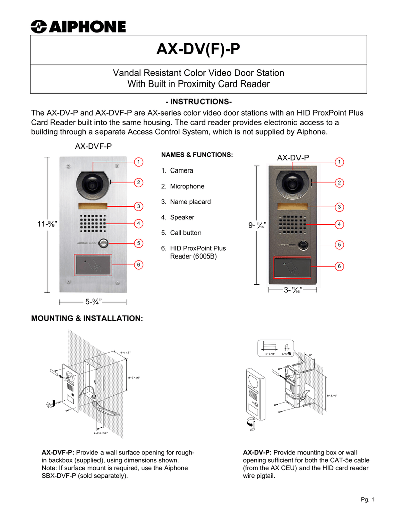 Aiphone Jk Series Wiring Diagram - Wiring Diagram