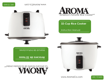 Aroma ARC-7216NG Rice Cooker User Manual | Manualzz