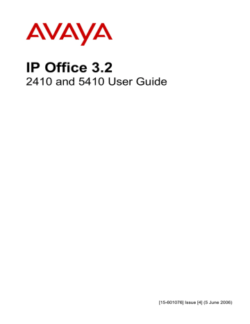 Avaya 2410 IP Phone User Manual | Manualzz