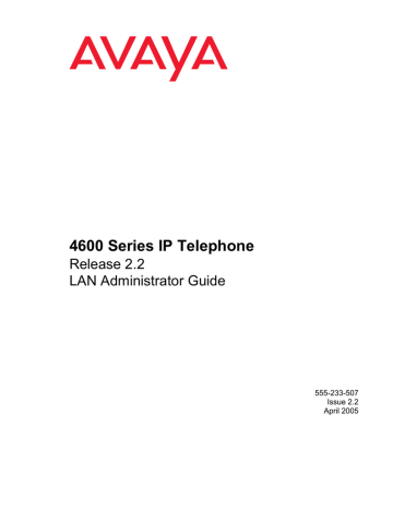 Customer Support. Avaya 4600 | Manualzz