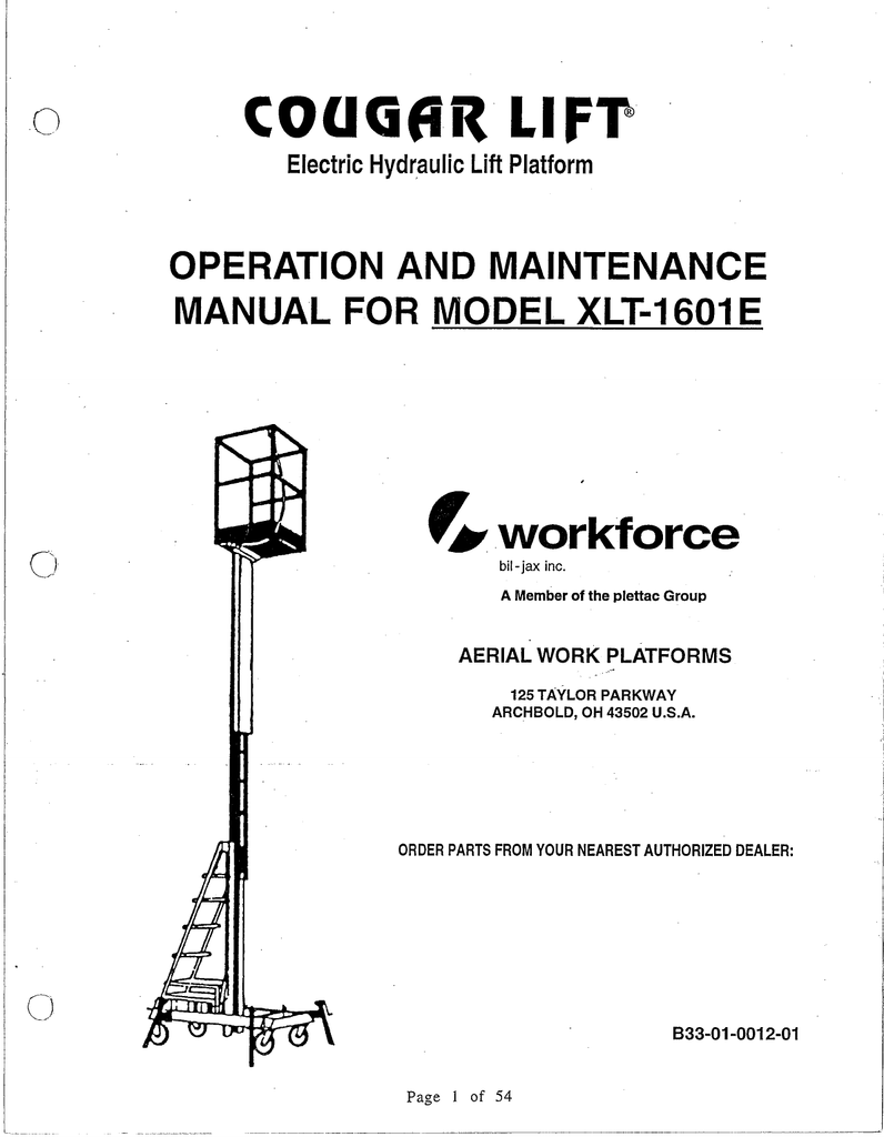 workforce xlt cat 23 parts manual