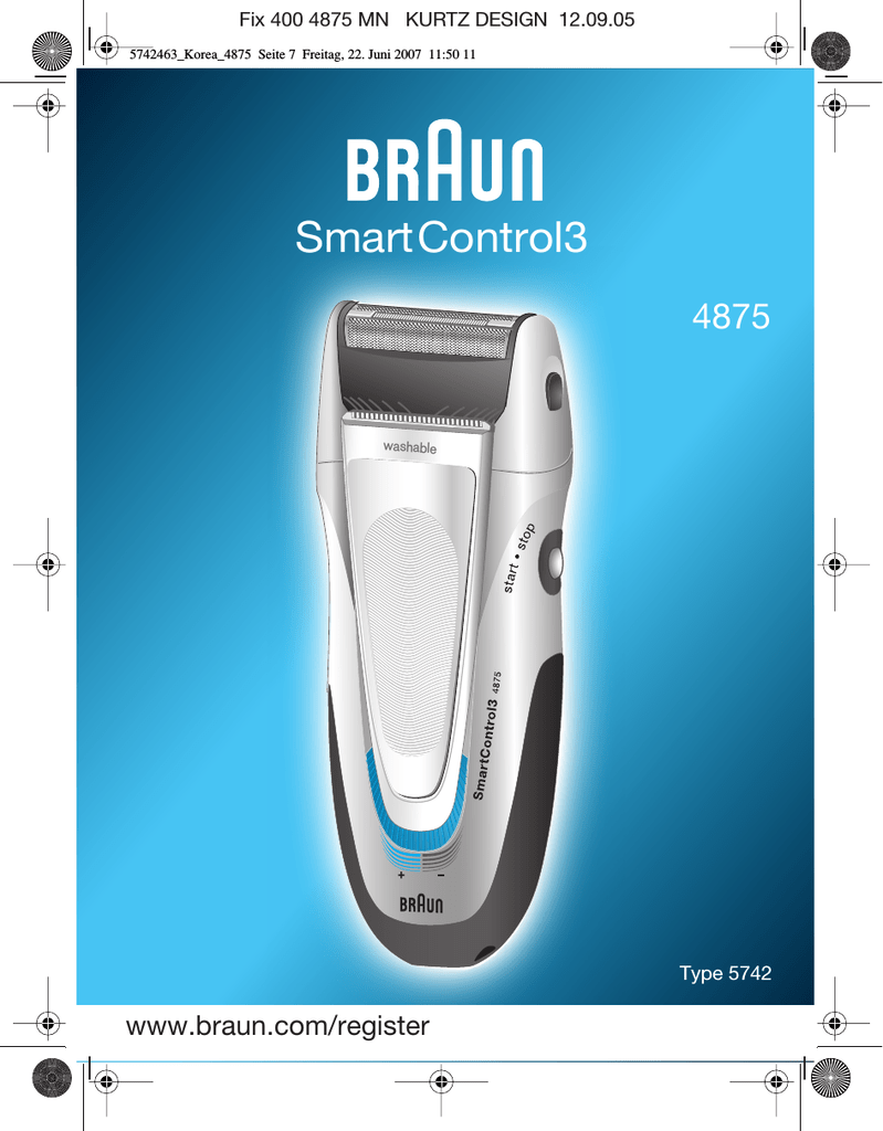 Braun 4875 Electric Shaver User Manual | Manualzz
