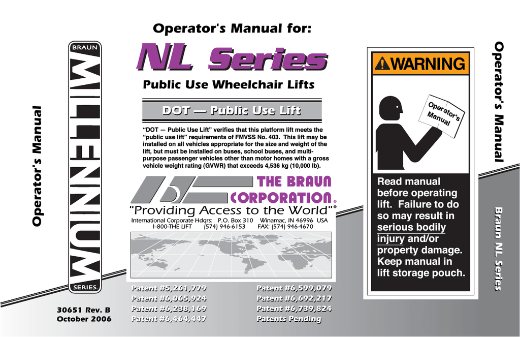 Braun Millenium Wheelchair Lift Wiring Diagram - Wiring Diagram