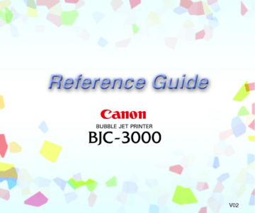 Canon 3000 Printer User Manual | Manualzz