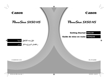 Canon SX50 HS, PowerShot SX50 HS Guide d'installation | Manualzz