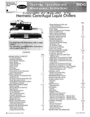 Carrier 30xw Service Manual