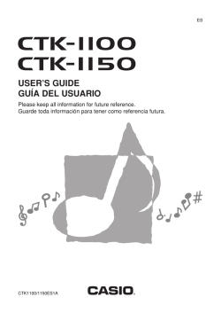 casio ctk 1150 especificações