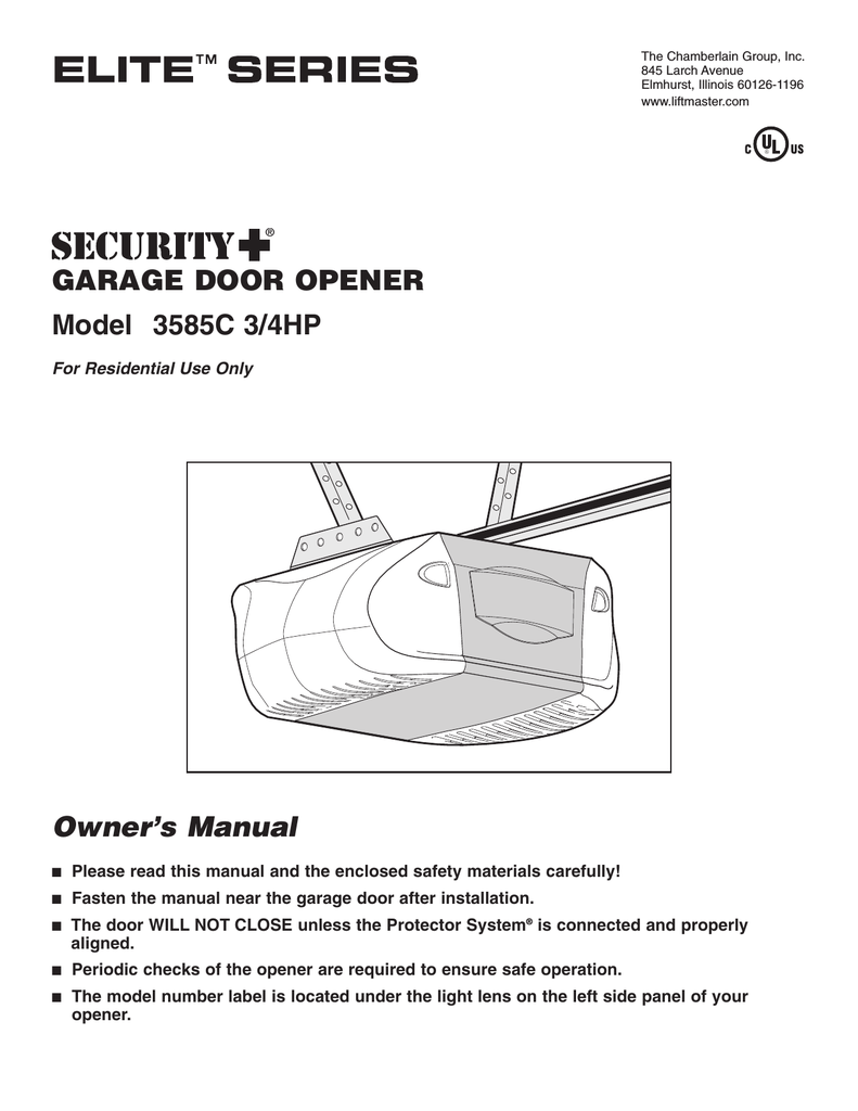 Liftmaster Garage Door Opener Smart Control Panel 398lm | Dandk Organizer