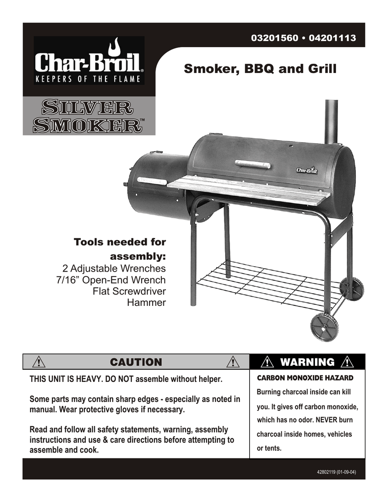 Char Broil 3201560 Charcoal Grill User Manual Manualzz