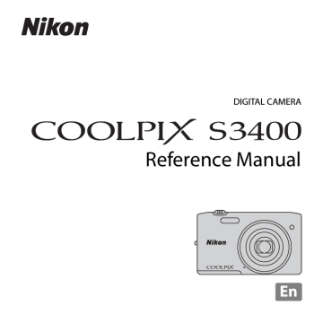 General Camera Setup. Nikon COOLPIXS3500SIL, COOLPIXS3500RED, COOLPIX S3400, COOLPIX S3500, S3500 | Manualzz