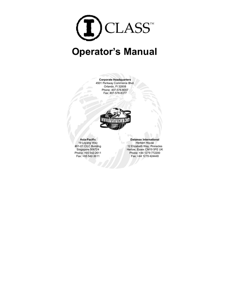 datamax 4208 i class driver