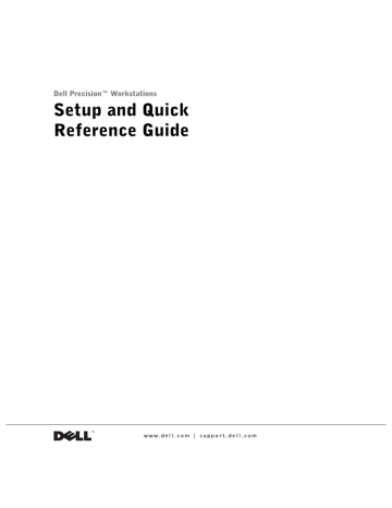 Dell 0G475 Personal Computer Quick Reference Guide | Manualzz