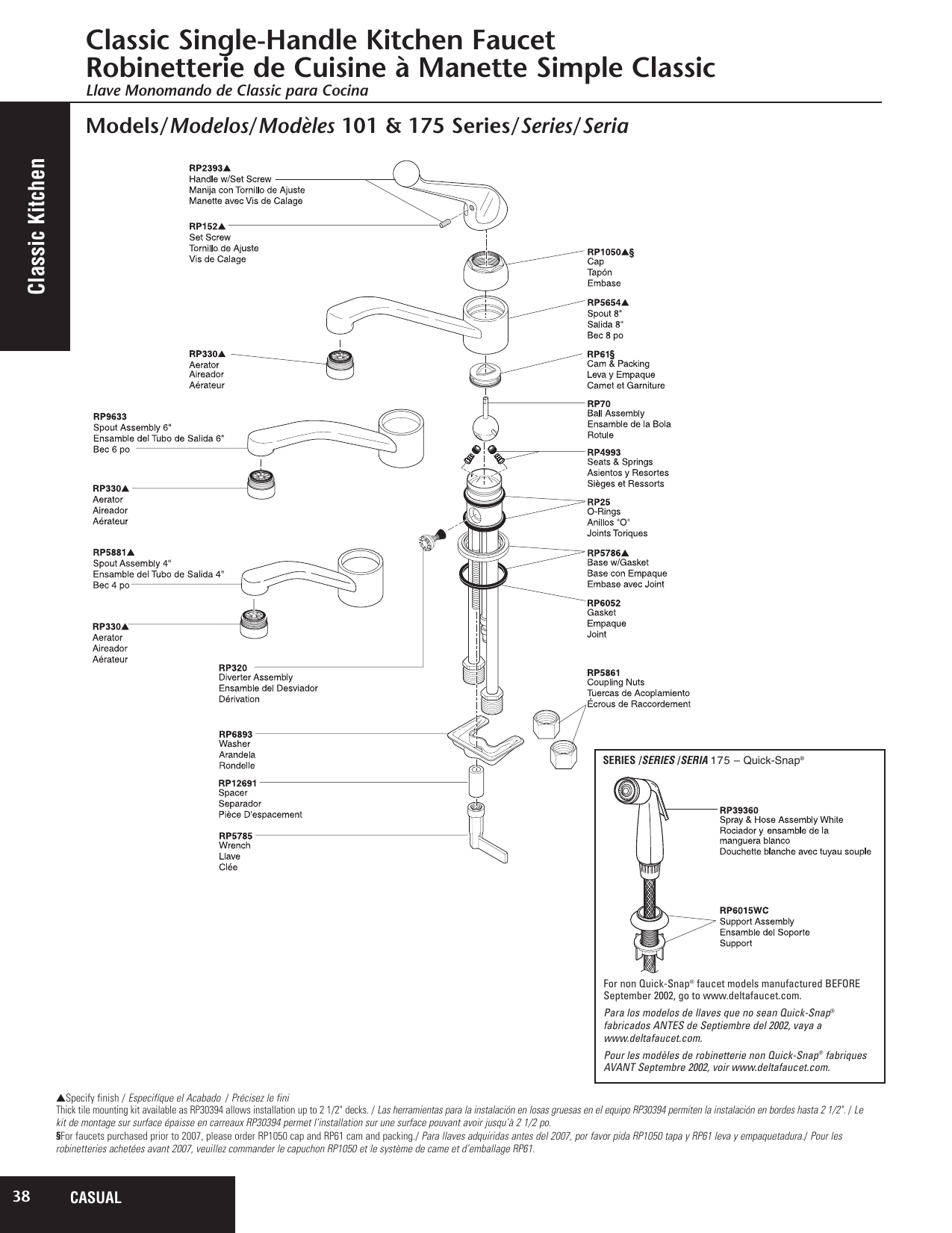 Delta 101 Series Plumbing Product User Manual Manualzz Com