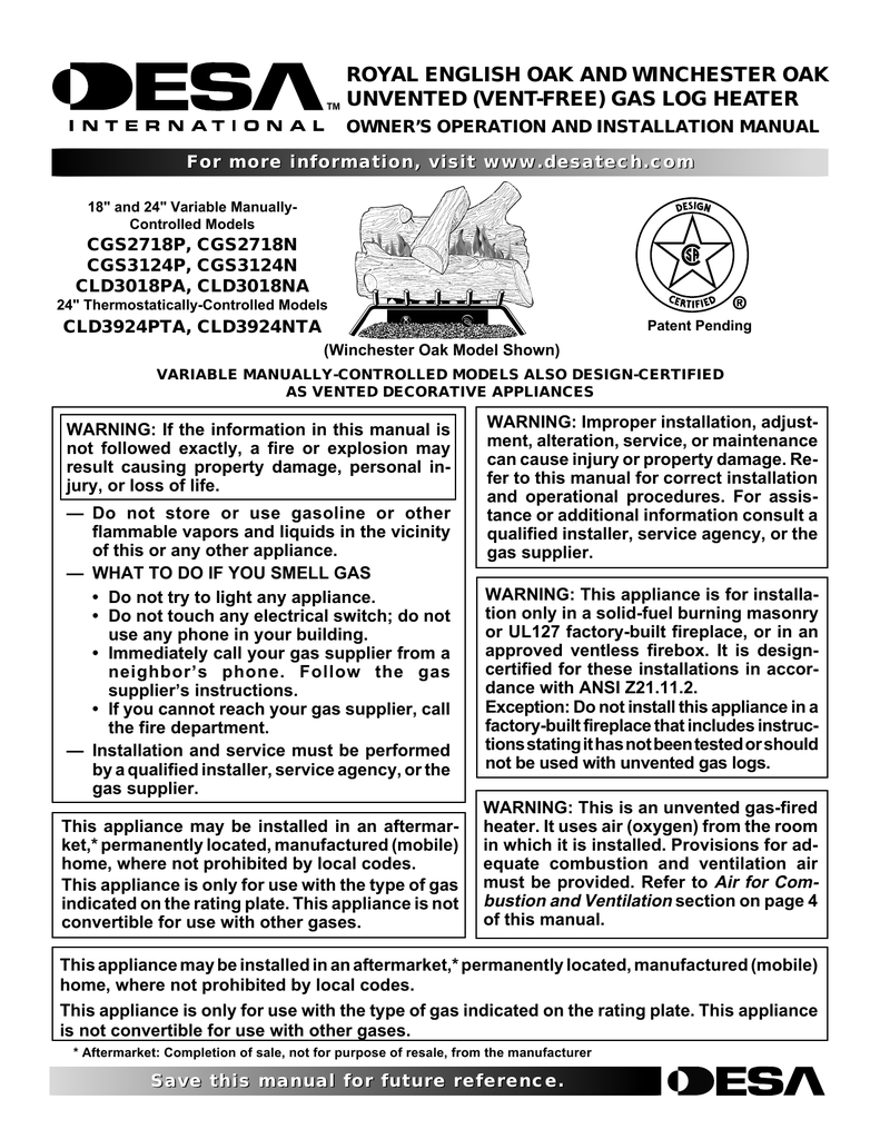 Desa Cld3924nta Electric Heater User Manual Manualzz Com