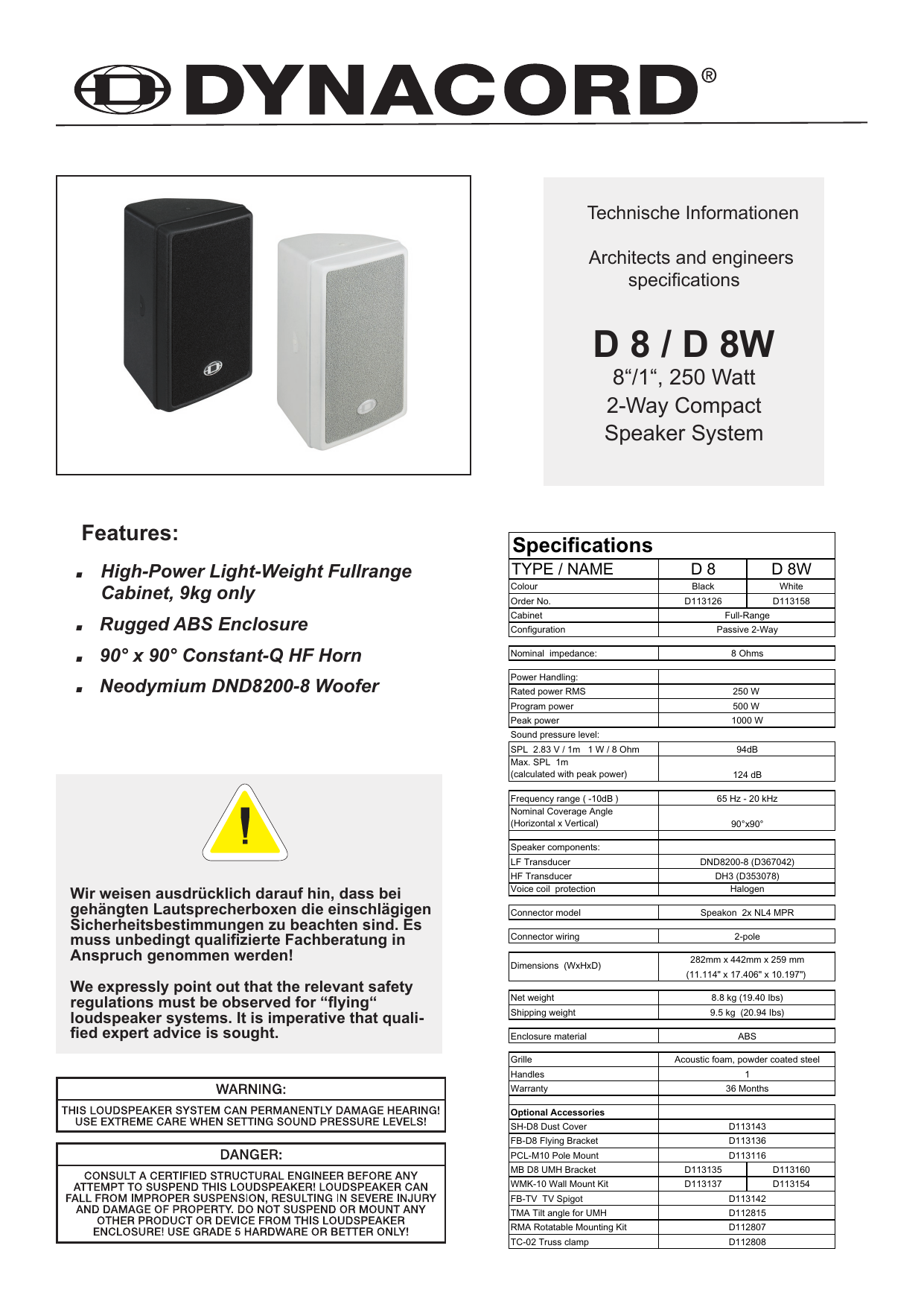 Dynacord d8a схема