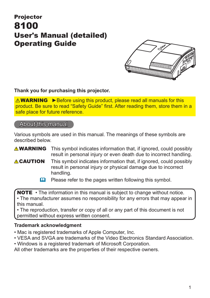 epson 8100 manual