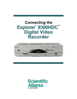 Scientific Atlanta Explorer 8240hdc Manual