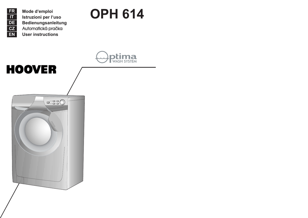 hoover optima oph 614