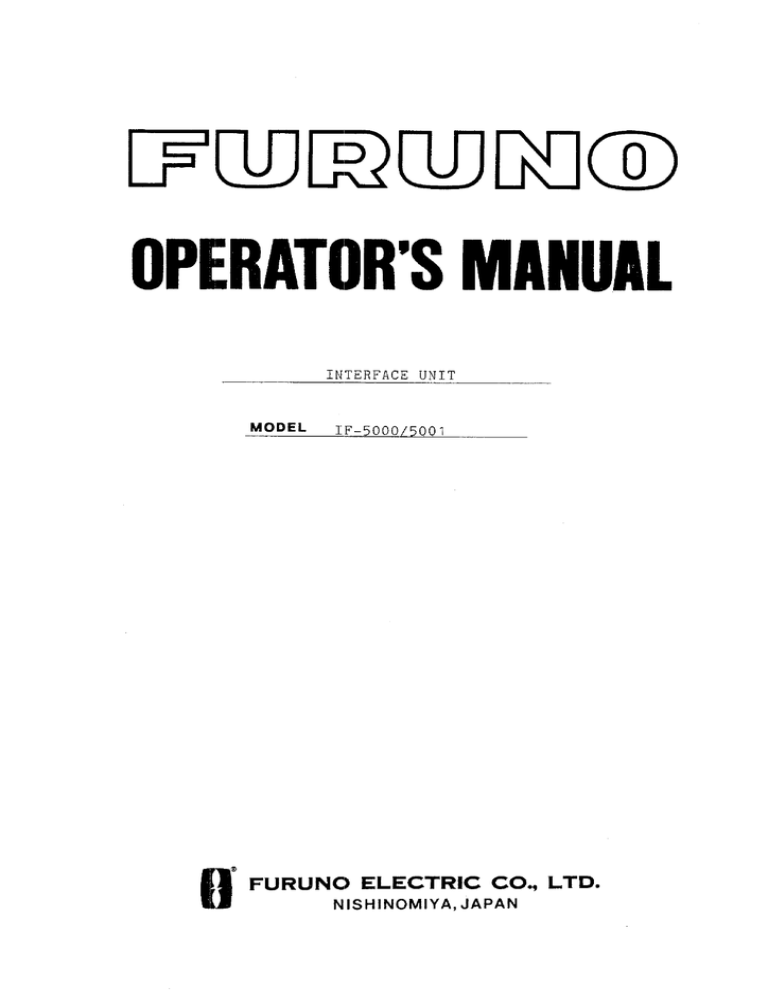 Furuno If 5000 5001 Network Card User Manual Manualzz