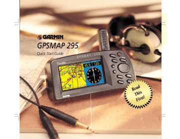 Garmin 190-00004-00 GPS Receiver User Manual | Manualzz