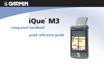 Garmin 250 GPS Receiver Quick Reference Guide | Manualzz