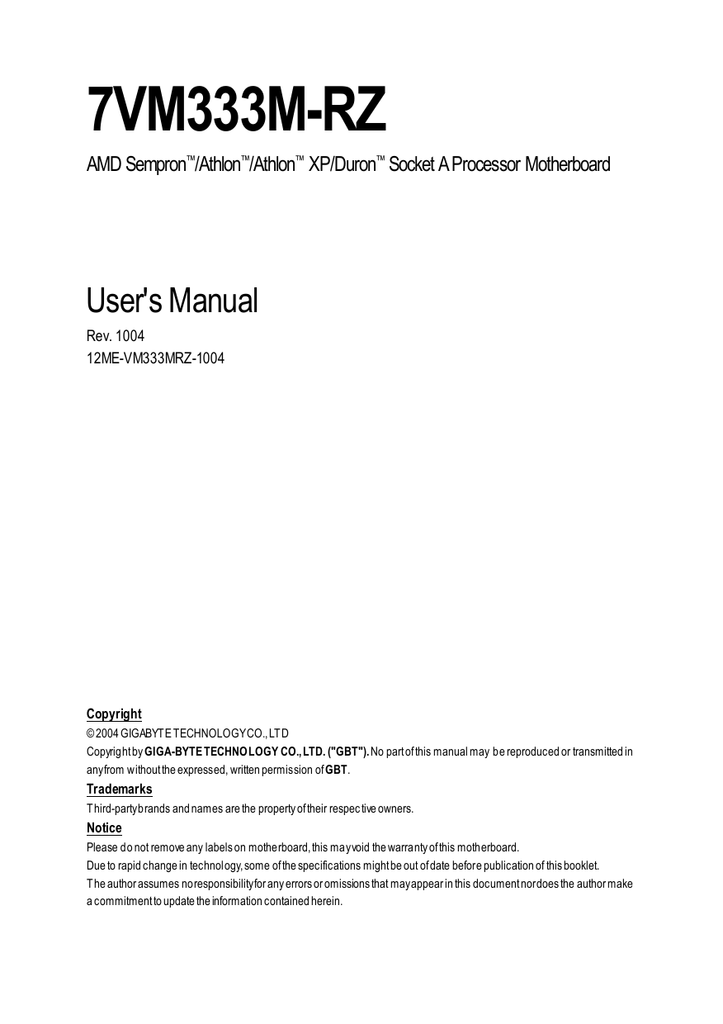 DRIVER: 7VM333M-RZ