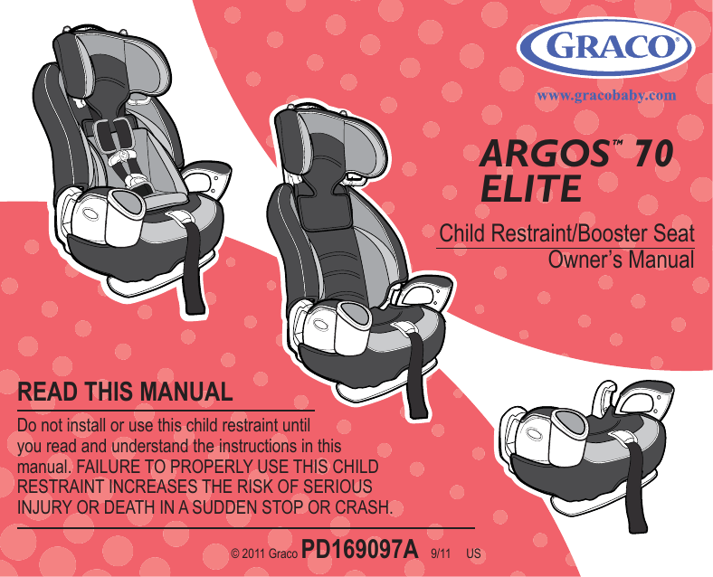 Graco 70 Car Seat User Manual Manualzz - Graco Infant Car Seat Owner S Manual