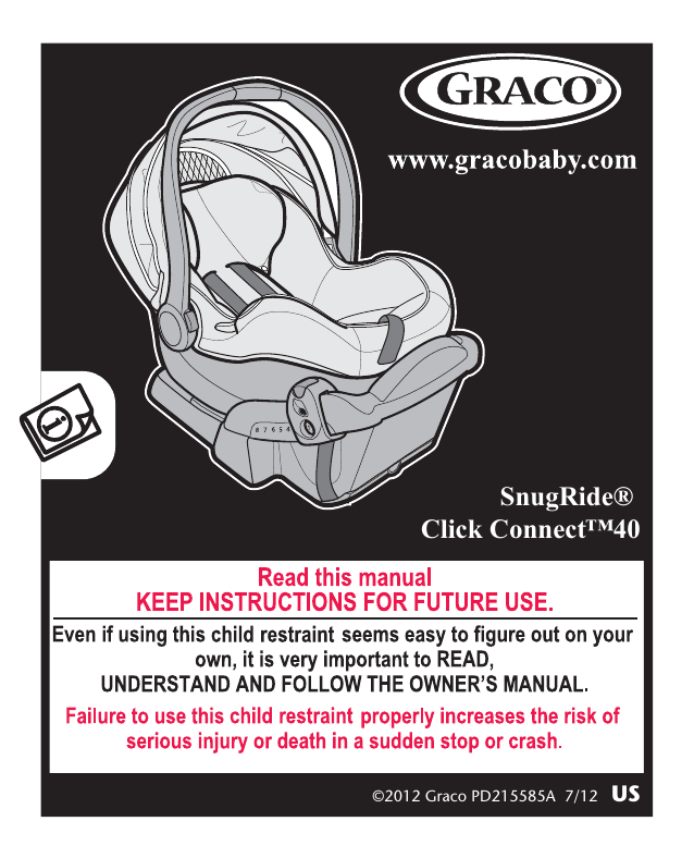Graco Pd238261a Car Seat User Manual Manualzz Com Graco Pd238261a Car Seat User Manual