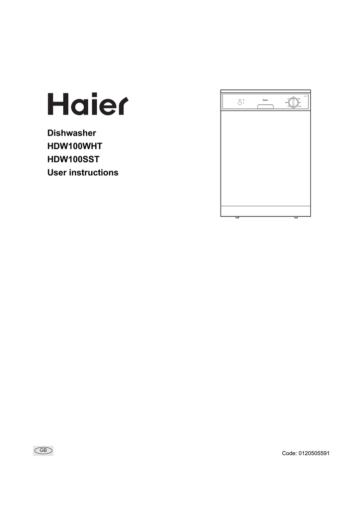 haier dishwasher hdw100wct