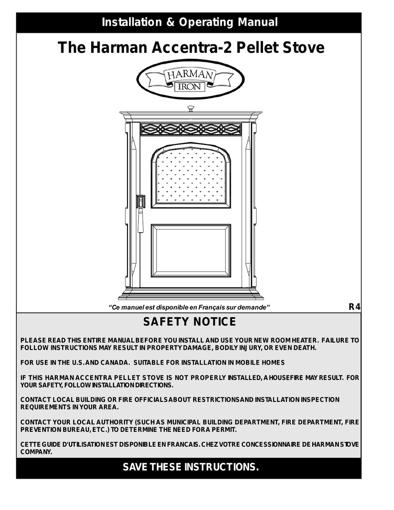 Harman Stove Company 2 Stove User Manual | Manualzz