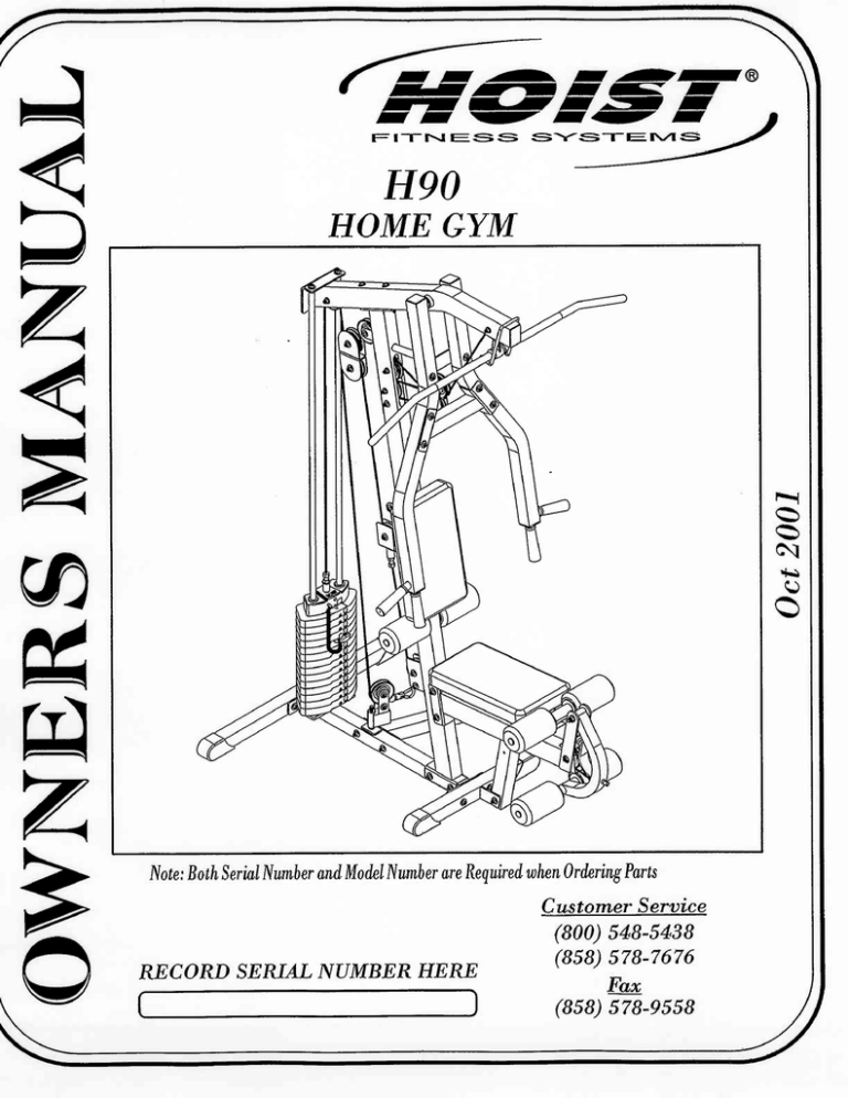 Hoistfitness H 90 User Manual Manualzz