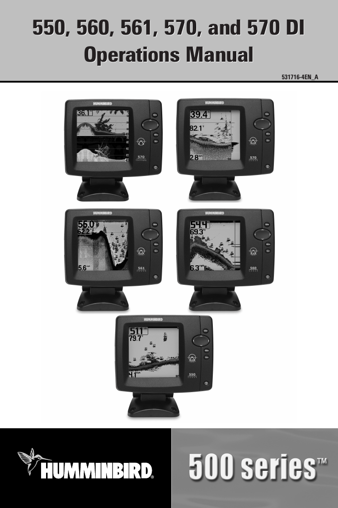 Humminbird 561 Fish Finder User Manual Manualzz