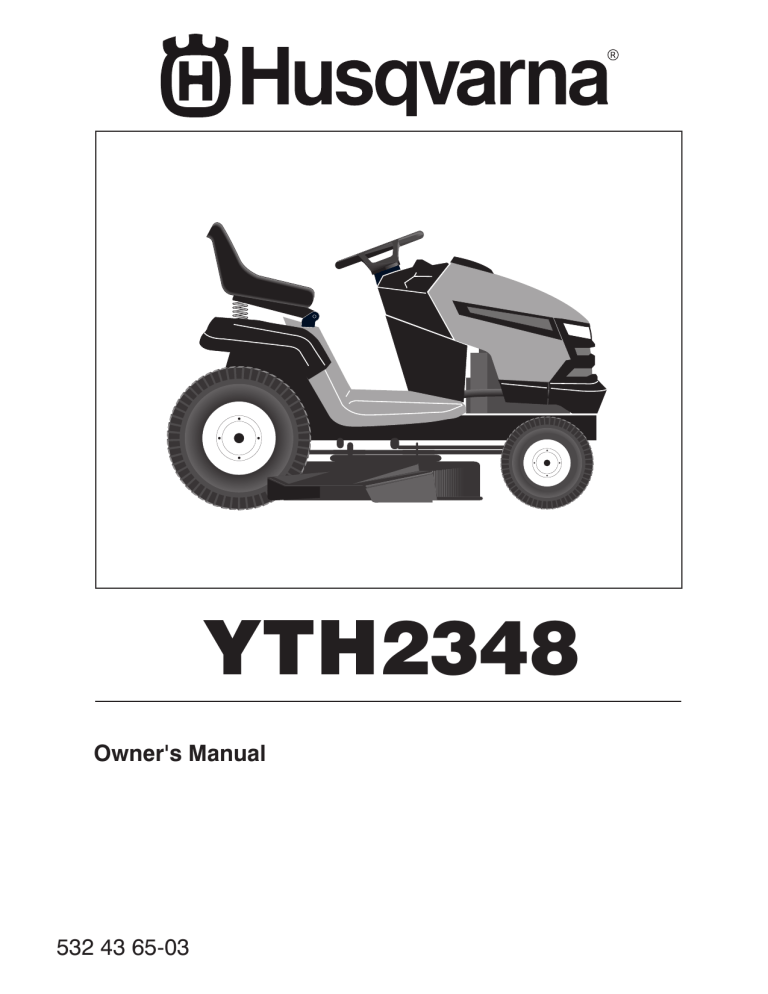 Husqvarna 47SE Lawn Mower User Manual SERVICE AND ADJUSTMENTS