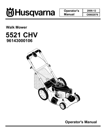 Husqvarna 5521 2025 chv carburetor