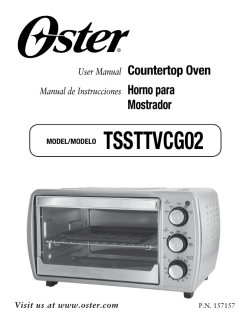 User manual Oster BVSTKT7098 (English - 12 pages)