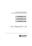 HYUNDAI MicroElectronics microcontroller GMS90X51C, GMS90X52C, GMS90X54C User&rsquo;s Manual