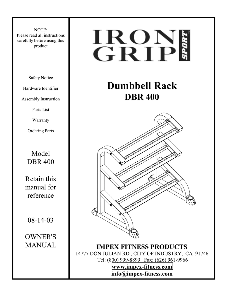 Impex home gym manual