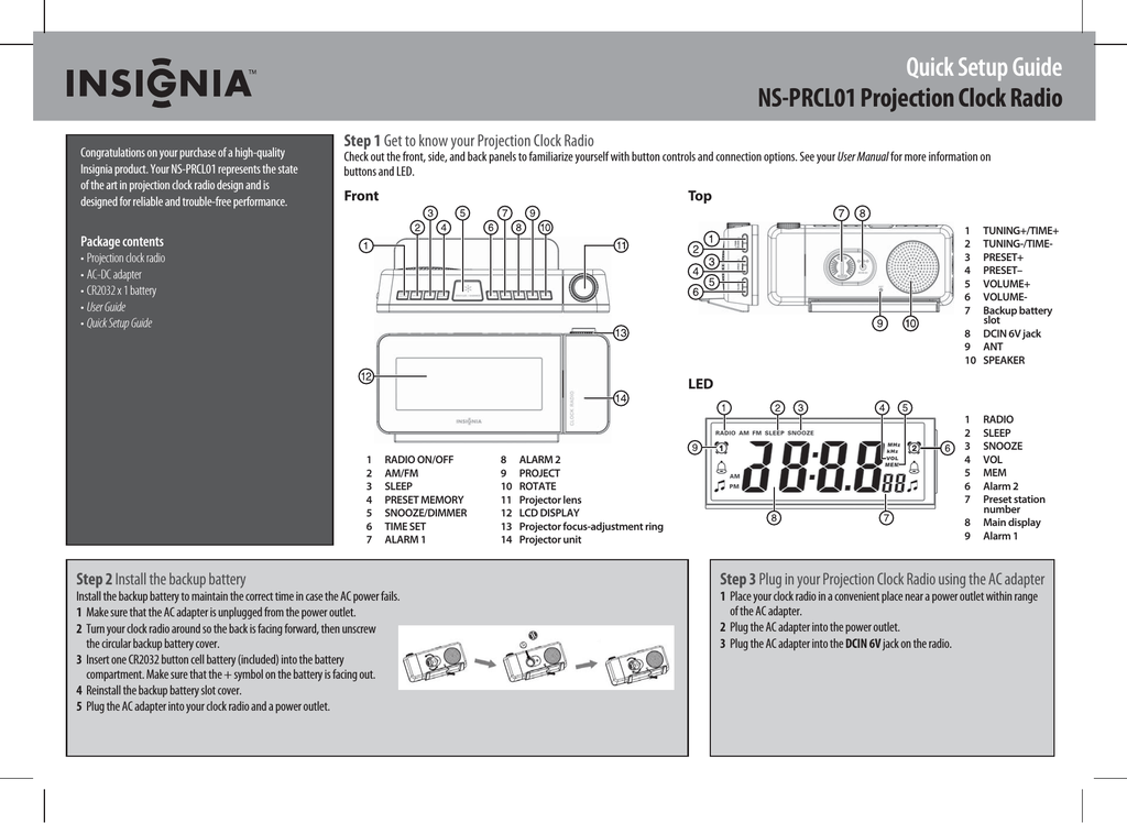 insignia alarm clock google assistant manual